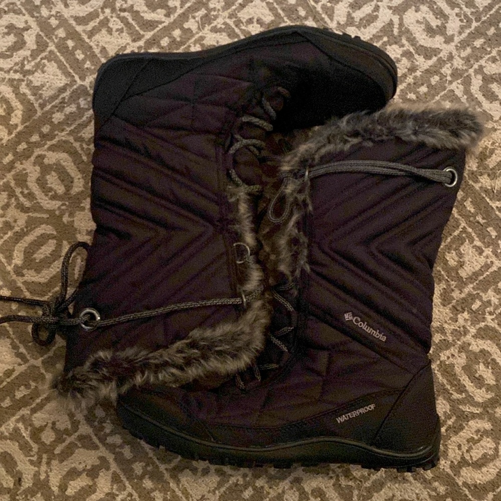 Columbia Faux Fur Lined Waterproof Winter Boots